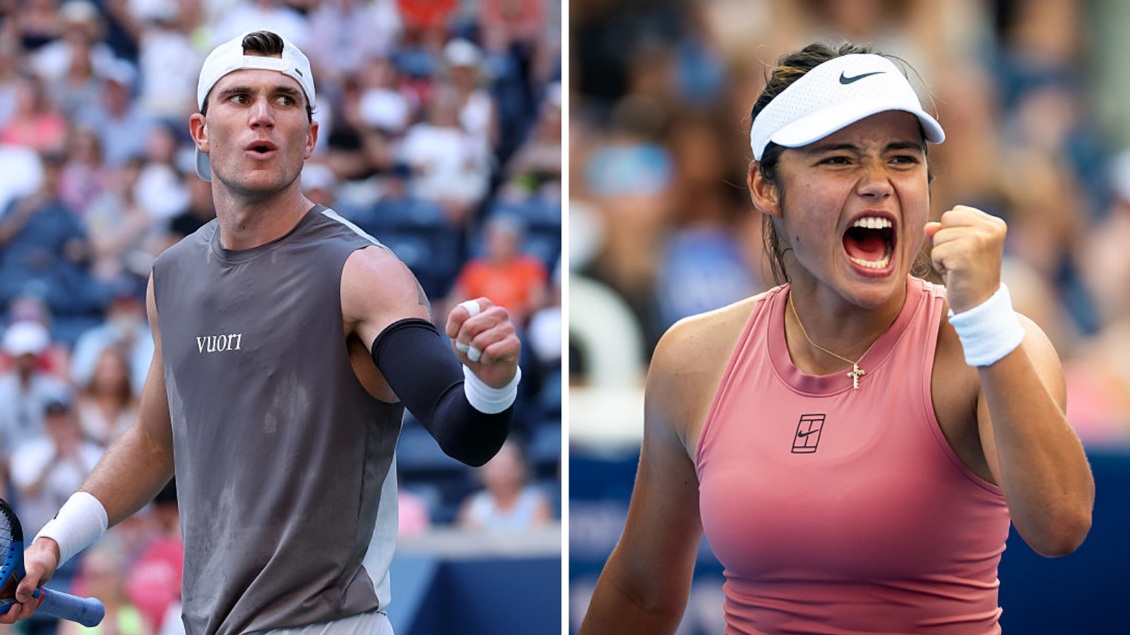 همکاری جک دراپر و اما رادوکانو برای تیم بریتانیا در جام یونایتد